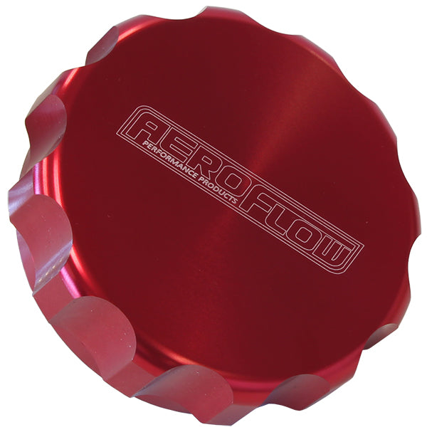 Replacement Billet Cap Suits -16 Base Anodised Red AF59-460-16R - Aeroflow
