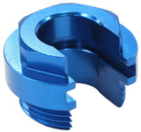 Push On EFI Fitting Retaining Locking Collar With Slot Blue AF59-905-02 - Aeroflow
