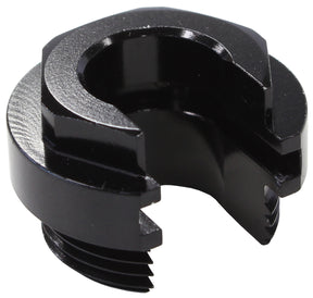 Push On EFI Fitting Retaining Locking Collar With Slot Black AF59-905-02BLK - Aeroflow