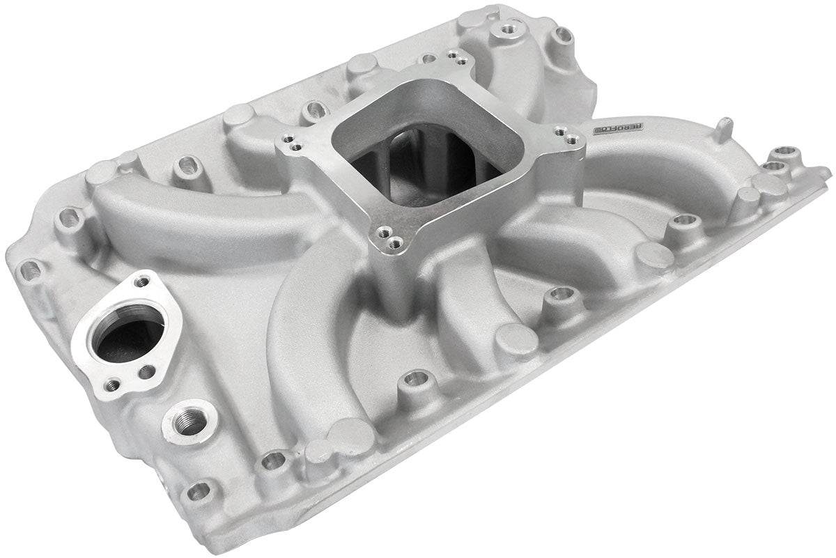 Holden 304 Vn Intake Manifold Single Plane Low Rise Natural AF6000-4001 - Aeroflow