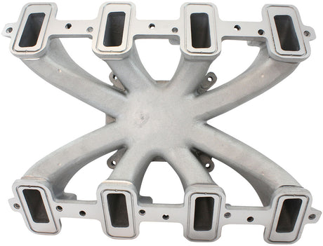 GM LS Carby Intake Manifold Cathedral Port Non-Efi LS1 LS2 Natural AF6040-5000 - Aeroflow