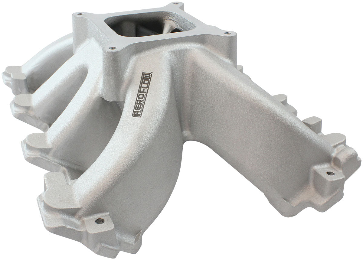 GM LS Carby Hi Rise Intake Manifold Cathedral Non EFI LS1LS2 Natura - 6040-5000 AF6040-5005 - Aeroflow
