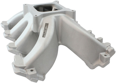 GM LS Carby Hi Rise Intake Manifold Cathedral Non EFI LS1LS2 Natura - 6040-5000 AF6040-5005 - Aeroflow