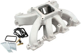 GM LS Carby Hi Rise Intake Manifold Rectangle Non EFI LS3LS3 Natura - 6040-6005 AF6040-6005 - Aeroflow