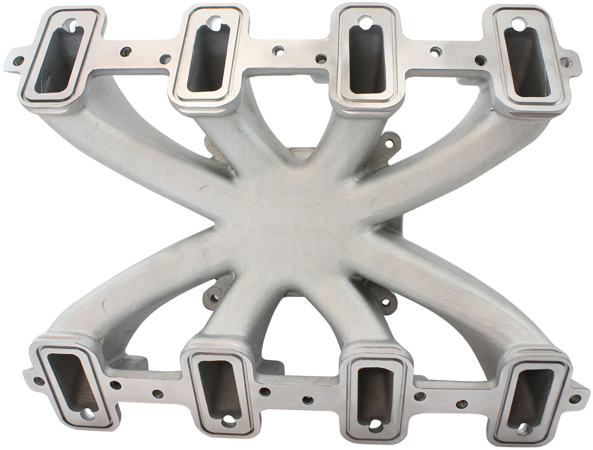 GM LS Carby Intake Manifold Cathedral Port EFI LS1 LS2 Natural AF6050-5000 - Aeroflow
