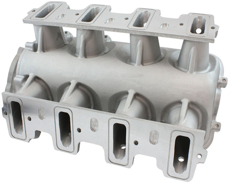 GM LS Modular Intake Manifold Cathedral Port Low Rise EFI Natural AF6063-5000 - Aeroflow