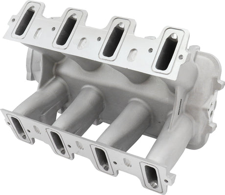 GM LS Modular Intake Manifold Cathedral Port Hi Rise EFI Natural AF6063-5001 - Aeroflow