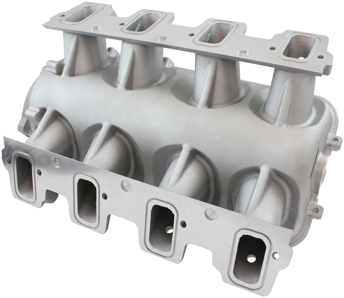 GM LS Modular Intake Manifold Rectangle Port Low Rise EFI Natural AF6063-6000 - Aeroflow