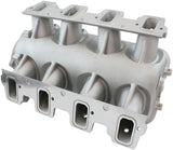GM LS Modular Intake Manifold Rectangle Port Low Rise EFI Natural AF6063-6000 - Aeroflow