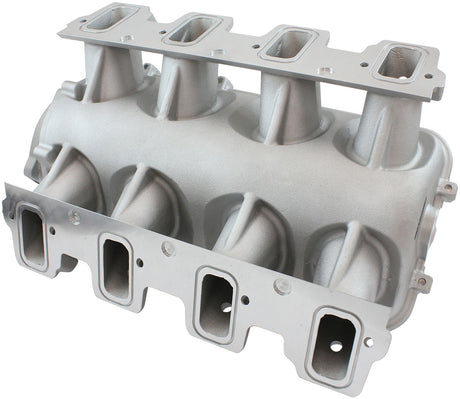 GM LS Modular Intake Manifold Rectangle Port Low Rise EFI Natural AF6063-6000 - Aeroflow