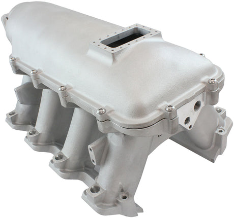 GM LS Modular Intake Manifold Rectangle Port Hi Rise EFI Natural AF6063-6001 - Aeroflow