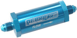 -3AN Turbo Inline Oil Filter Blue 30 Micron Washable AF607-03 - Aeroflow