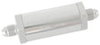 -4AN Turbo Inline Oil Filter Silver 30 Micron Washable AF607-04S - Aeroflow