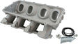Low Rise Non EFI GM LS Base Modular Intake Mani Cathedral Port Natural AF6079-5000 - Aeroflow