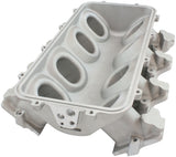 Low Rise Non EFI GM LS Base Modular Intake Mani Cathedral Port Natural AF6079-5000 - Aeroflow