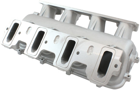 Low Rise EFI GM LS Base Intakemodular Manifold Cathedral Port Natural AF6079-5001 - Aeroflow