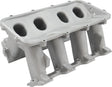 Hi Rise Non EFI GM LS Base Modular Intake Mani Cathedral Port Natural AF6079-5002 - Aeroflow