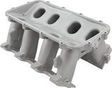 Hi Rise Non EFI GM LS Base Modular Intake Mani Cathedral Port Natural AF6079-5002 - Aeroflow