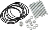 Hi Rise Non EFI GM LS Base Modular Intake Mani Cathedral Port Natural AF6079-5002 - Aeroflow