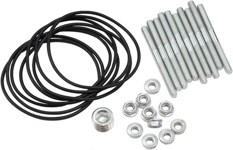 Hi Rise Non EFI GM LS Base Modular Intake Mani Cathedral Port Natural AF6079-5002 - Aeroflow