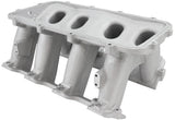 Hi Rise EFI GM LS Base Intake Modular Manifold Cathedral Port Natural AF6079-5003 - Aeroflow