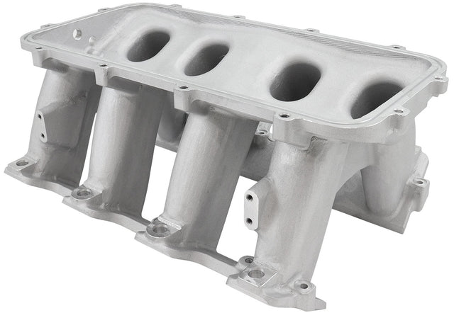 Hi Rise EFI GM LS Base Intake Modular Manifold Cathedral Port Natural AF6079-5003 - Aeroflow