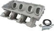 Low Rise Non EFI GM LS Base Modular Intake Mani Rectangle Port Natural AF6079-6000 - Aeroflow