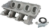 Low Rise Non EFI GM LS Base Modular Intake Mani Rectangle Port Natural AF6079-6000 - Aeroflow