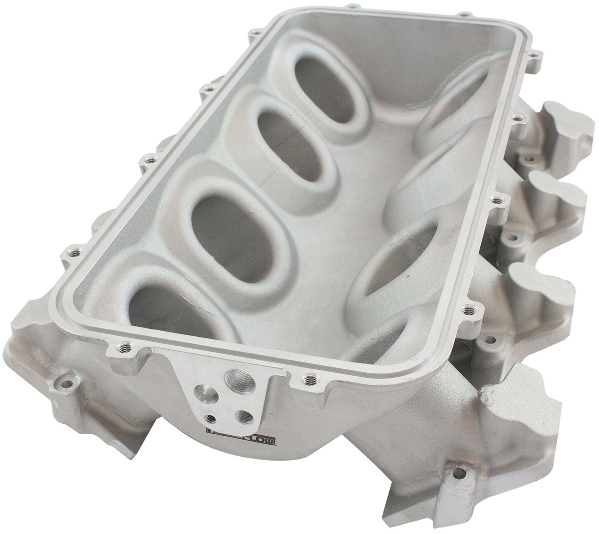 Low Rise Non EFI GM LS Base Modular Intake Mani Rectangle Port Natural AF6079-6000 - Aeroflow