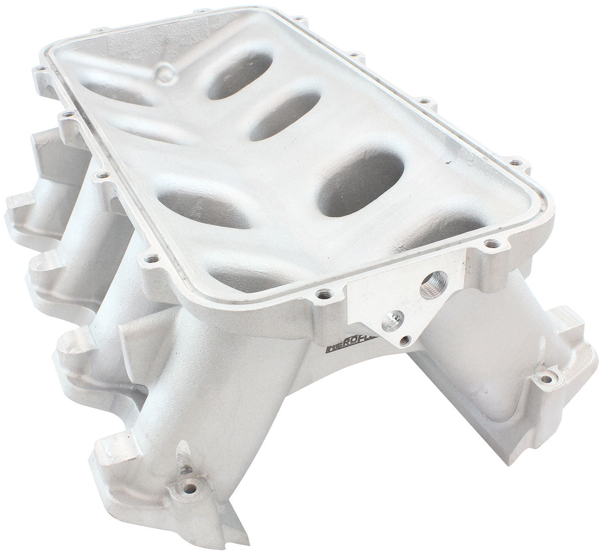 Hi Rise Non EFI GM LS Base Modular Intake Mani Rectangle Port Natural AF6079-6002 - Aeroflow