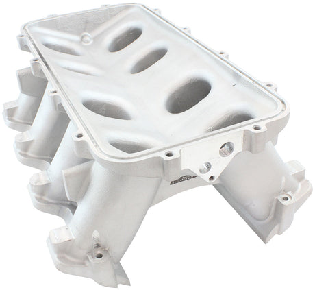 Hi Rise Non EFI GM LS Base Modular Intake Mani Rectangle Port Natural AF6079-6002 - Aeroflow