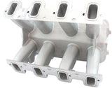 Hi Rise Non EFI GM LS Base Modular Intake Mani Rectangle Port Natural AF6079-6002 - Aeroflow