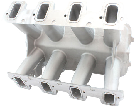 Hi Rise Non EFI GM LS Base Modular Intake Mani Rectangle Port Natural AF6079-6002 - Aeroflow