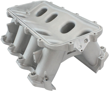 Hi Rise EFI GM LS Base Intake Modular Manifold Rectangle Port Natural AF6079-6004 - Aeroflow