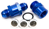 -4AN Inline Fuel & Oil Filter Blue 3 x Filter 30, 80, 150 Micr AF608-04 - Aeroflow