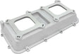 Dual Carburettor Top Plate Modular Intake Manifold 4150 Twin Natural Cast AF6085-0000 - Aeroflow