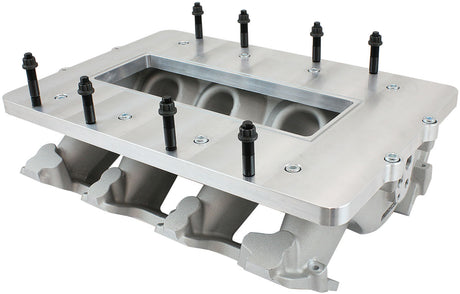 6-71 8-71 Blower Top Plate Modular Intake Manifold Natural Billet AF6086-0000 - Aeroflow