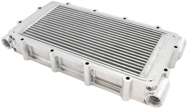2-3/4" Water Air Modular Intakmanifold Intercooler -16AN Orbraw AF6088-0001 - Aeroflow