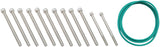 2-3/4" Water Air Modular Intakmanifold Intercooler -16AN Orbraw AF6088-0001 - Aeroflow
