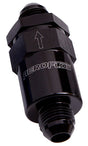 Billet Fuel Filter -6AN Black 30 Micron Bronze Filter AF609-06BLK - Aeroflow