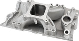 SBC EFI Air Gap Intake Manifolsingle Plane Chev 350 Natural AF6090-1000 - Aeroflow
