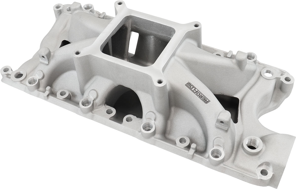 SBF EFI Air Gap Intake Manifolsingle Plane Windsor Natural Ford 302 AF6090-2000 - Aeroflow
