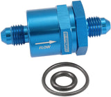 Check Valve Inline -4AN Blue / One Way Valve AF612-04 - Aeroflow