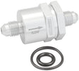 Check Valve Inline -4AN Silver / One Way Valve AF612-04S - Aeroflow