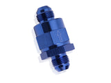 Check Valve Inline -6AN Blue / One Way Valve AF612-06 - Aeroflow