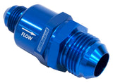 Check Valve Inline -12 To -8AN Blue / One Way Valve Stepped AF612-12-08 - Aeroflow