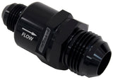 Check Valve Inline -12 To -8AN Black / One Way Valve Stepped AF612-12-08BLK - Aeroflow