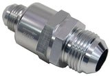 Check Valve Inline -12 To -8AN Silver / One Way Valve Stepped AF612-12-08S - Aeroflow