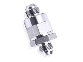 Check Valve Inline -16AN Silver / One Way Valve AF612-16S - Aeroflow