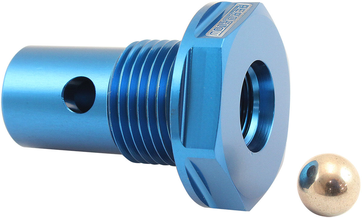 -10ORB To -6ORB Roll Over Valve Blue AF613-10 - Aeroflow